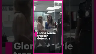 Gloria sonríe tras ser detenida 🙂 💄 #EllasSoyYo #shorts