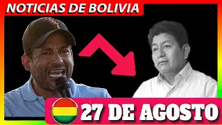 🔴  Video Noticias de Bolivia DE HOY 27 de AGOSTO, Noticias cortas de Bolivia HOY 27 DE AGOSTO 🎤