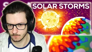 Daxellz reacts to Could Solar Storms Destroy Civilization? Solar Flares & Coronal Mass Ejections
