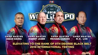2018 ATA World Expo | 4 Chief Masters Elevating to 9th Degree