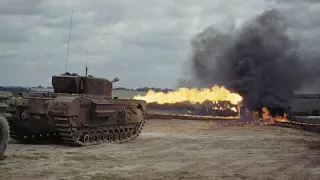 ww2: Churchill Crocodile (British flame-throwing tank)