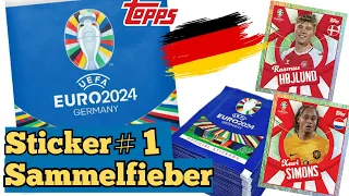 Topps Euro 2024 Stickers Album 🇩🇪 - Sammelfieber Hype Teil 1 ⚽️