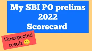 My SBI PO Pre 2022 result #sbi #ibps