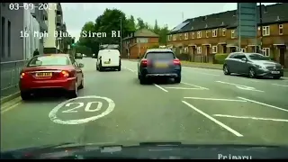 Police chase through the streets of Manchester