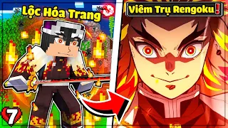 MINECRAFT THANH GƯƠM DIỆT QUỶ * TẬP 7 | LỘC HÓA TRANG THÀNH VIÊM TRỤ RENGOKU😍SOLO 1VS1 VỚI AKAZA😲