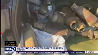 Fremont arrest catalytic converter thieves