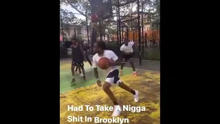 Quavo Playing Basketball In Brooklyn