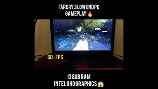 FARCRY 3 Low-End Pc Gameplay🔥| i3 8gb Ram Intel Uhd Graphics😱