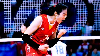 Sniper's Shot Spikes into the Volleyball Court | Volleyball Queen - Zhu Ting | 朱婷 | Best of VNL (HD)