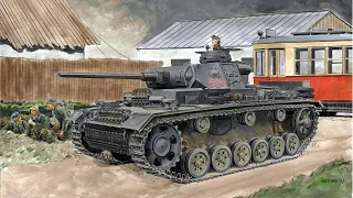 самодельный лего танк Pz kpfw 3 J