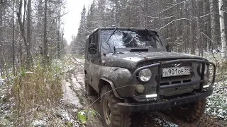 Off Road LSV ( Лысьва ) Suzuki на 33" Safari , УАЗ на 32" Nortec едем на устье реки Поныш