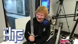 Ed Sheeran Loses His MIND Over Jon Snow's Sword!