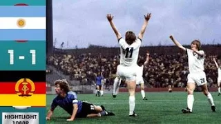 Argentina 1 x 1 East Germany (Kempes, Sparwasser)  ●1974 World Cup Extended Goals & Highlights HD