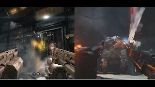 Wolfenstein The New Colossus vs The New Order - Teaser Comparison