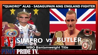 JOHN RIEL CASIMERO SASAGUPAIN ANG ENGLAND FIGHTER NA SI PAUL BUTLER SINO ANG ''SAKALAM''  SA KANILA.