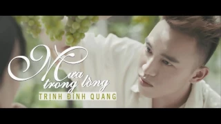 Mưa Trong Lòng -( lyrics video) Trịnh Đình Quang