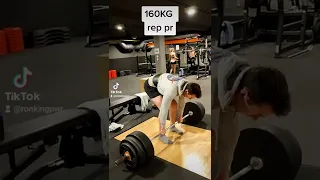 160KG x5 Deadlift PR