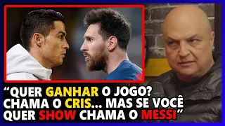 ANDRÉ HENNING FALA SOBRE MESSI X CRISTIANO RONALDO