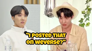 Hobi Shares Flirty Selfie While Tipsy