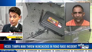 Man accused of shattering SUV window with nunchucks during road rage incident in Westchase