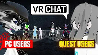 Can quest users and pc users agree? VRCHAT