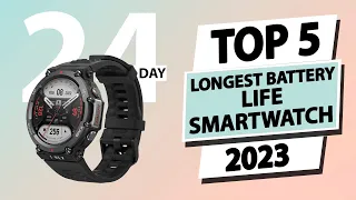 Top 5: Best Smartwatch with Long Battery Life 2023 [Last All day and All night]