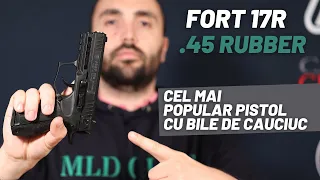 Cel mai popular pistol de autoaparare cu bile de cauciuc in cal. .45 Rubber - Fort 17R