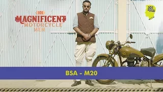 A Fine Vintage: The 1941 BSA M20 | 101 Magnificent Motorcycle Men | Unique Stories From India