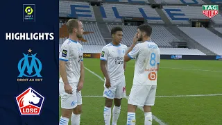 OLYMPIQUE DE MARSEILLE - LOSC LILLE (1 - 1 ) - Highlights - (OM - LOSC) / 2020/2021