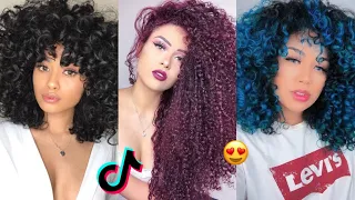 ✨ TIKTOK Curly Hair hacks ✨ - Curly Hair Routine tutorial | Tiktok Compilation