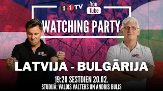 🔴Latvija-Bulgārija | Watching Party ar Ģenerāli un Andri Buli