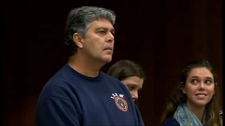 Father of victim lunges at Larry Nassar