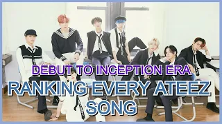 Ranking Every ATEEZ Song (Debut Era - Inception Era)