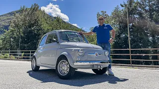 Test Drive Fiat 500 Abarth "GRIGIO CAMPOVOLO" Motore 700cc 5 Marce New Look CMR by D'ANGELO MOTORI