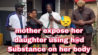 mother exp0se her daughter using h@d Substànce on her body //flower boy comedy/untouchable comedy.