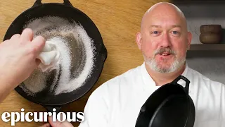 The Best Way To Clean and Season a Cast Iron Skillet | Epicurious 101