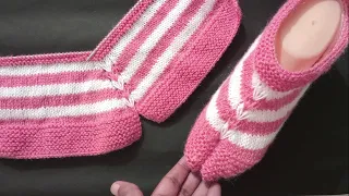 Knitting Ladies Thumb Socks , Shoes , Slippers | Woolen Knitting Socks