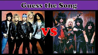 [TRIVIA] Guess the Song - Guns N' Roses Vs Motley Crue