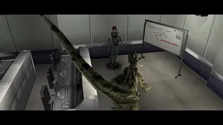 DANGER Fail, Lecture Room Raptor - Dino Crisis Cutscene