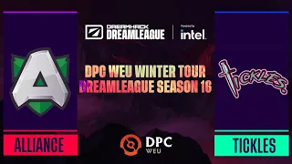 Dota2 - Alliance vs. Team Tickles - Game 1 - DPC WEU Winter Tour - DreamLeague Season 16