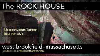 Exploring Massachusetts' largest Boulder Cave