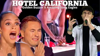 Golden Buzzer Extraordinary Song Hotel California made the shocked judges cry | Got Talent Global