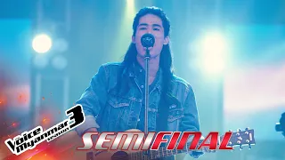 Bawa :"အပြာရောင်ကော်ဖီဆိုင်" | Semi Final - The Voice Myanmar Season 3, 2020