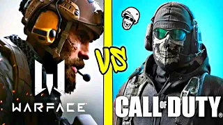 Сравнение Warface Mobile против Call of Duty Mobile