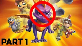 Can you beat Spyro 3 Year of the Dragon without using Spyro? (Part 1 - Sunrise Spring)