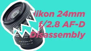 Nikon 24mm AF-D - Disassembly