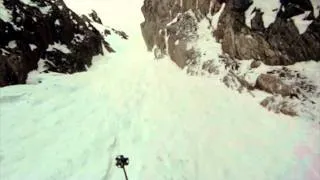 Skiing Apocalypse Couloir  Jan. 2012