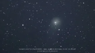 Comet C/2017 K2 PANSTARRS cruising through the Solar System