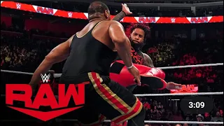 THE USOS & OMOS VS THE STREET PROFITS & R-TRUTH 11/7/22 #wwerawhighlights #wwerawlivetoday #wwe2k22