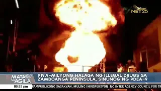 P19.9-M halaga ng illegal drugs sa Zamboanga Peninsula, sinunog ng PDEA 9